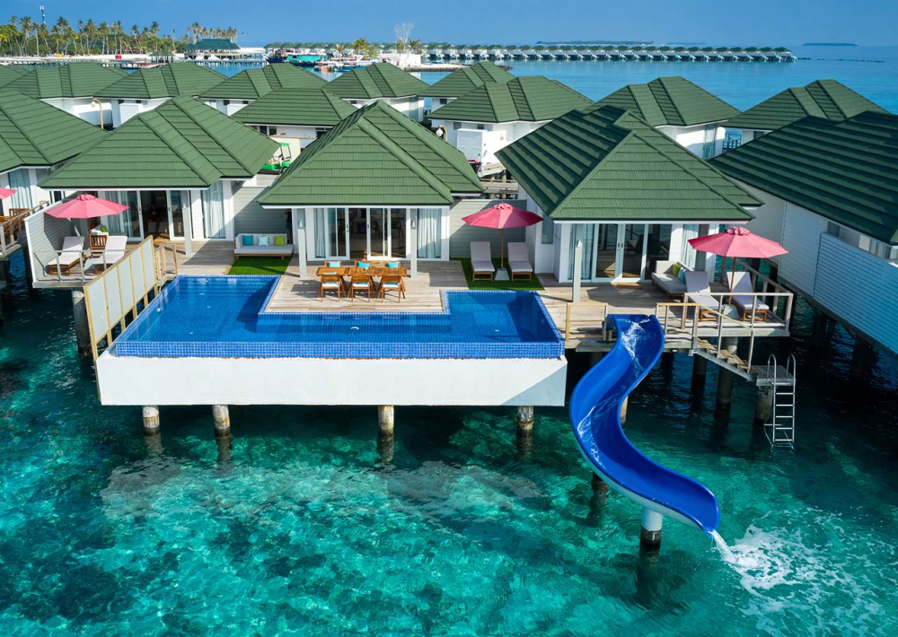 Мальдивы, Север-Нуну, Siyam World 5*: Three-Bedroom Lagoon Villa with Pool + Slide