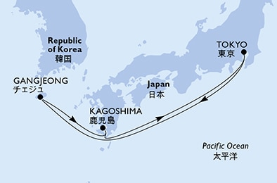 Япония и Южная Корея / MSC Belissima / 5 ночей