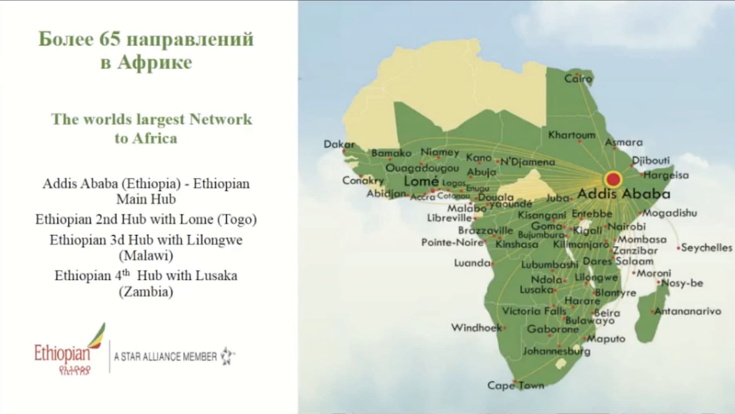 Авиакомпания Ethiopian Airlines