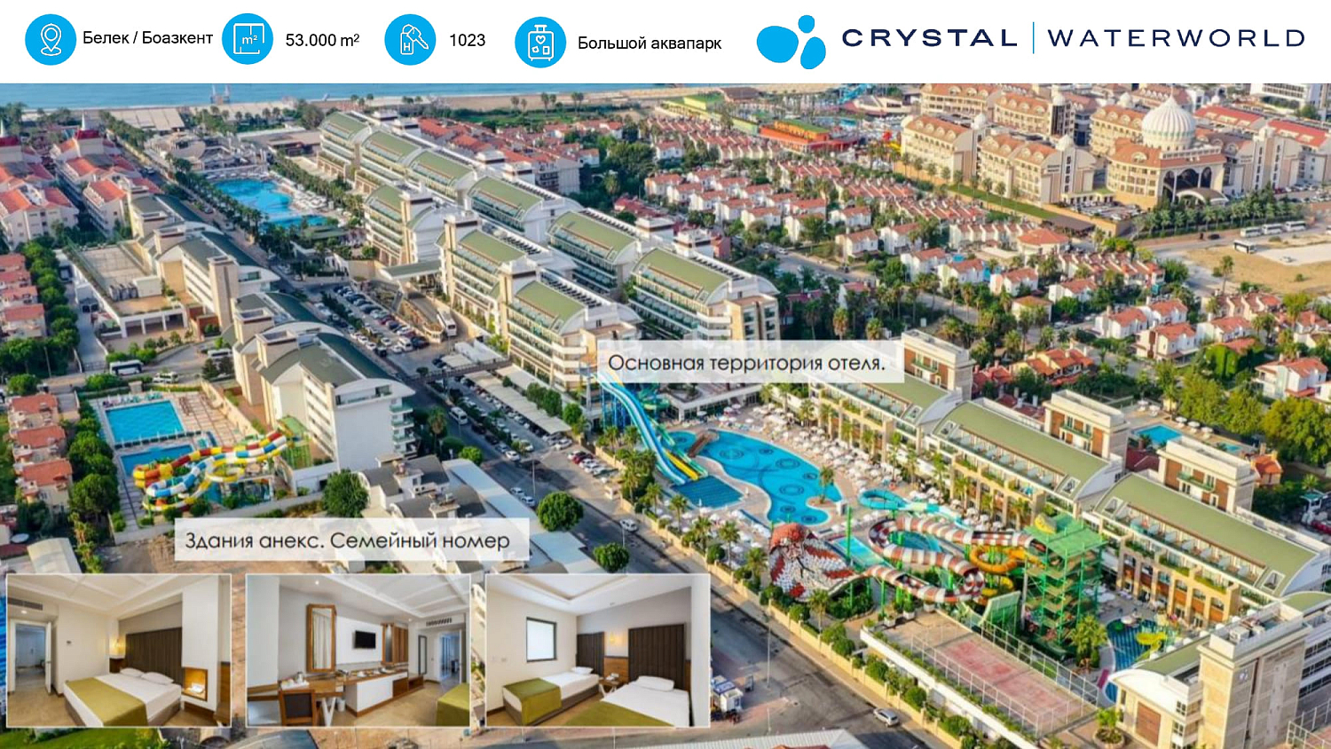 Новости отелей сети Crystal на Турецкой Ривьере