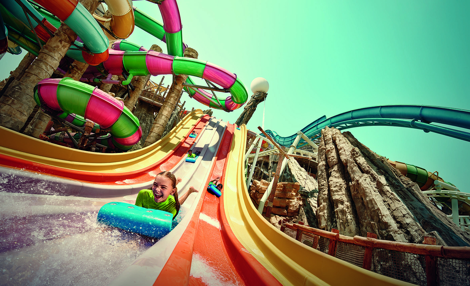 Аквапарк Yas Waterworld Abu Dhabi / ОАЭ / Абу Даби / о. Яс