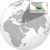 Авторство: Georgia (orthographic projection).svg: IzzedineEurope Location Georgia uncontrolled highlighted.svg: en:User:Canuckguy, дополнительные изменения: Николай Сидоров (transfered from ru-wiki)производное произведение: Chipmunkdavis. Собственная рабо