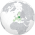 Авторство: Rob984. Derived from Germany on the globe (Germany centered).svg, CC BY-SA 4.0, https://commons.wikimedia.org/w/index.php?curid=70142700