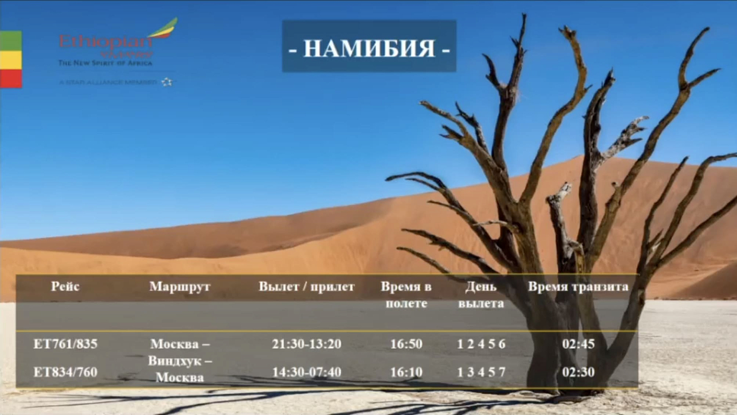 Авиакомпания Ethiopian Airlines