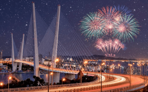 РОССИЯ: Новый год и Рождество во Владивостоке и Приморском крае